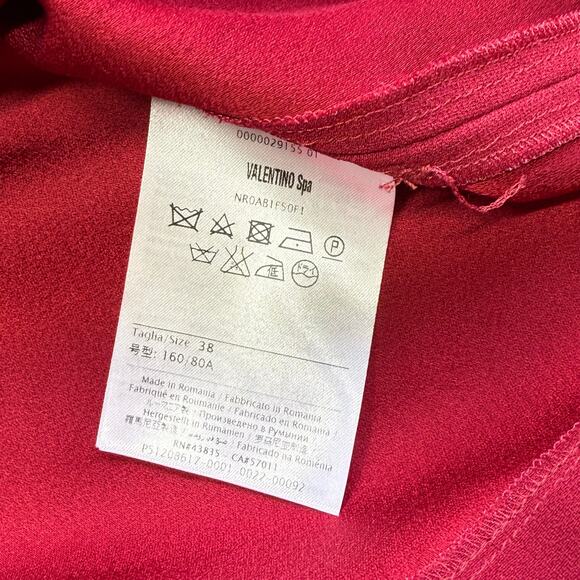 Red Valentino Ruffle Blouse Small - Picture 15 of 16
